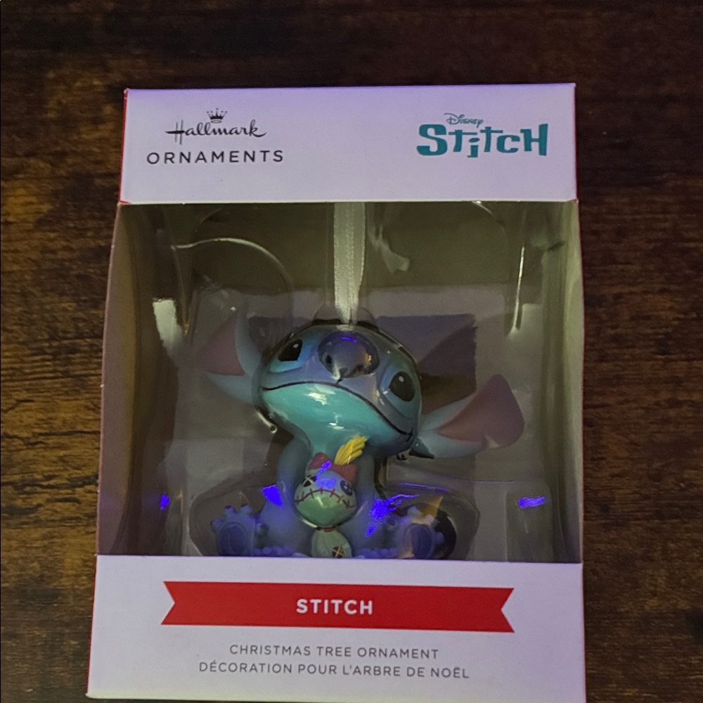 Hallmark Disney Stitch Ornament - Blue and Purple